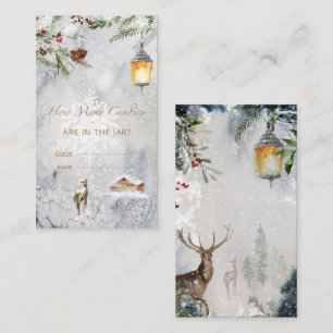 Baby Shower Guess How Many Candies  Enclosure Card