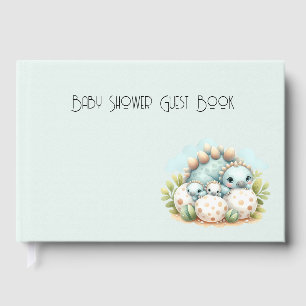 Baby Shower Guest Book Dinosaur Dino Mite Keepsake