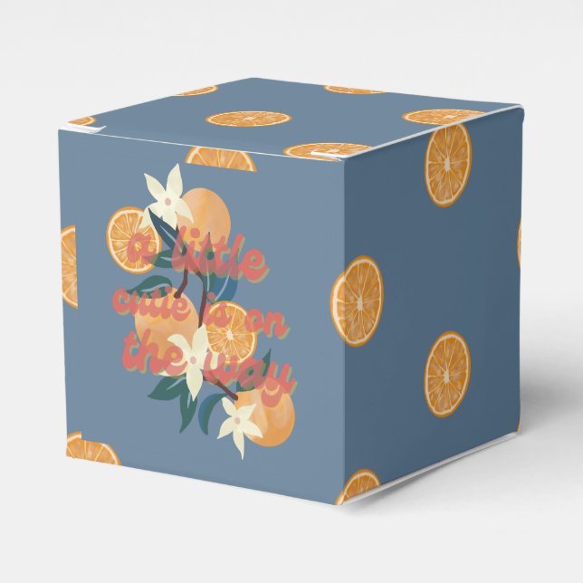 Baby shower guest  favor box (Front Side)