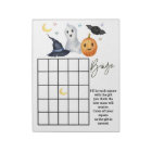 Baby Shower Halloween Bingo Game Ghost Boo