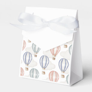 Baby Shower Hot Air Balloons Gender Neutral Favor Box