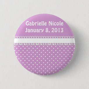 Baby Shower in Pink 2 Inch Round Button