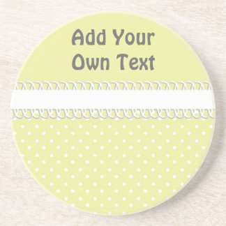 Baby Shower in Yellow Coaster