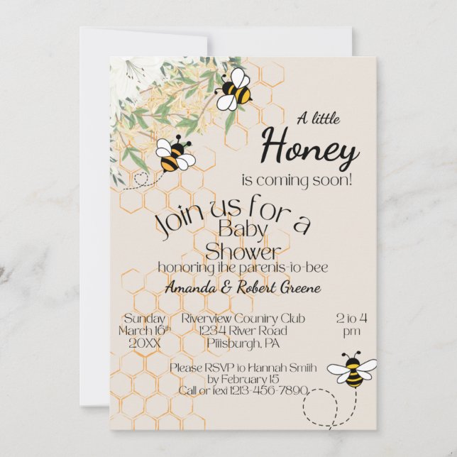 Baby Shower Invitation (Devant)