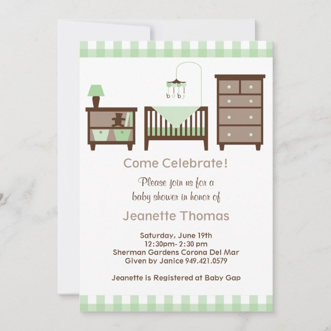 Baby Shower Invitation (Front)