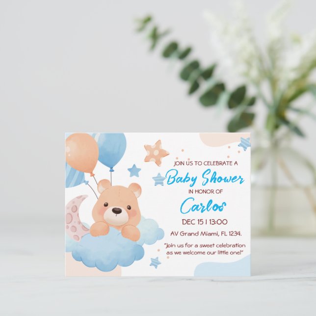Baby Shower Invitation (Standing Front)
