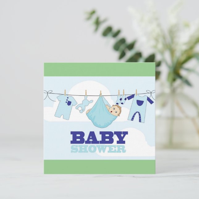 Baby Shower invitation (Standing Front)