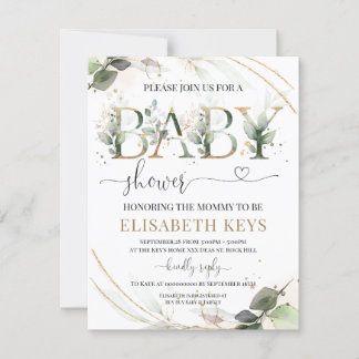 Baby Shower Invitation
