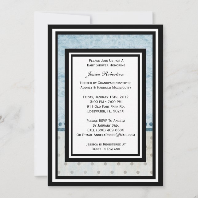 Baby Shower Invitation (Front)