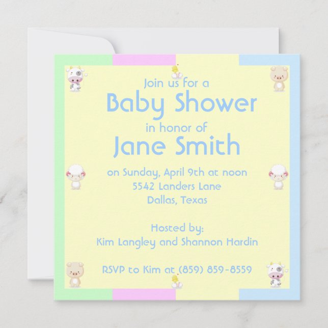 Baby Shower Invitation (Front)
