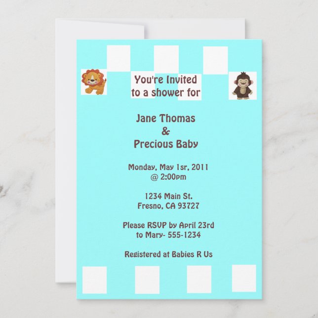 Baby Shower Invitation (Front)