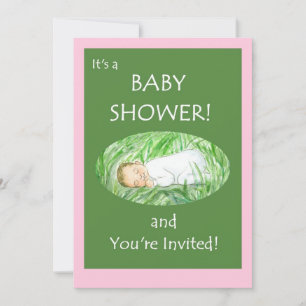 Baby Shower Invitation - Baby Girl