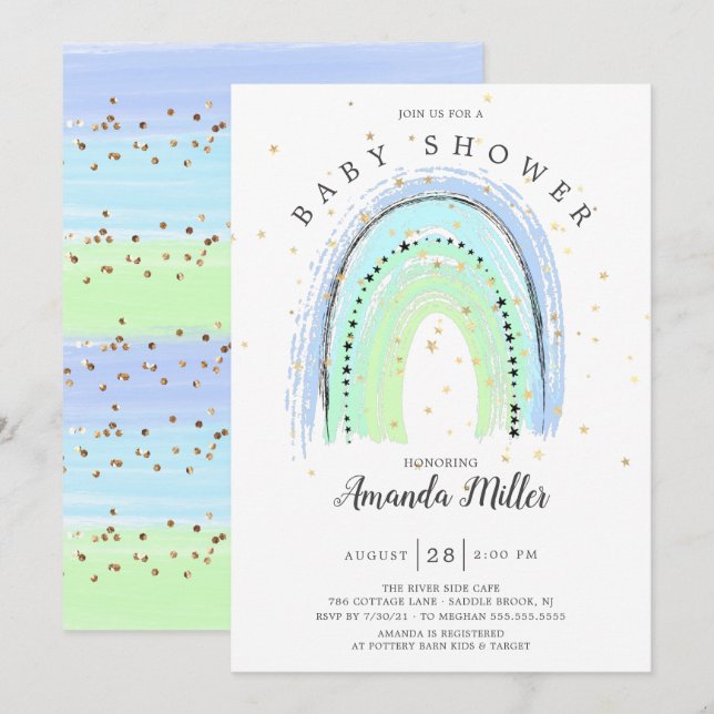  Baby Shower Invitation Baby Shower Invitation (Front/Back)