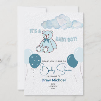 Baby Shower Invitation - Boy