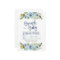 Baby shower invitation boy, blue floral invite