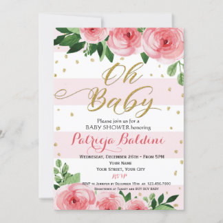 Baby Shower Invitation for a Girl