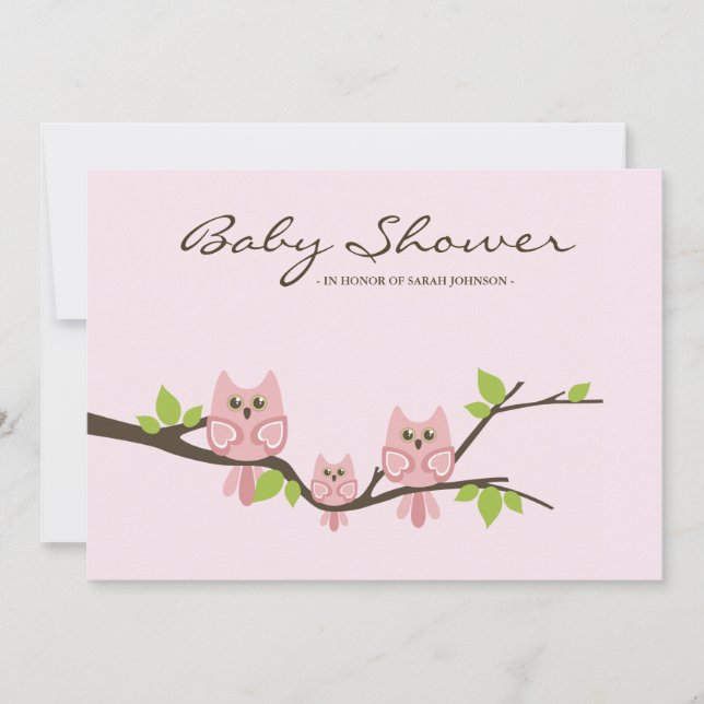 Baby Shower Invitation (Girl) (Front)