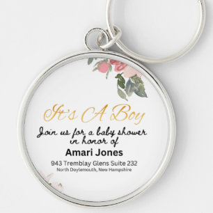 Baby Shower Invitation Keychain