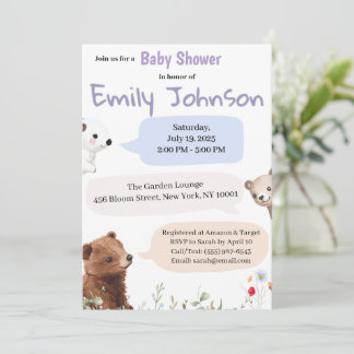 Baby Shower Invitation – Personalized Baby Celebra
