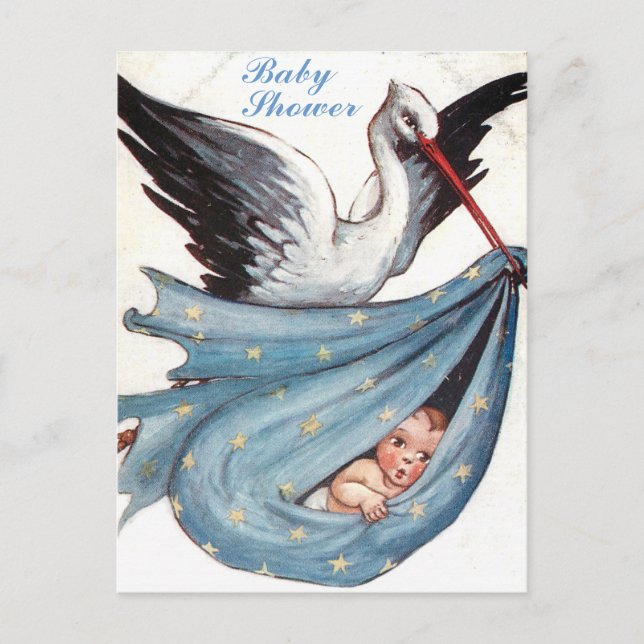 BABY SHOWER INVITATION POSTCARD (Front)