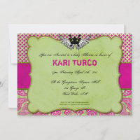 Baby Shower Invitation Whimsically Urban & Hip!