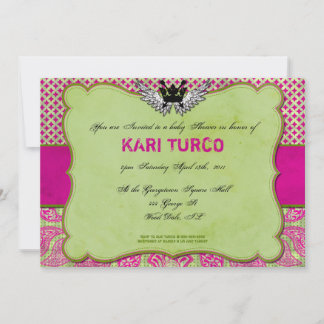 Baby Shower Invitation Whimsically Urban & Hip!