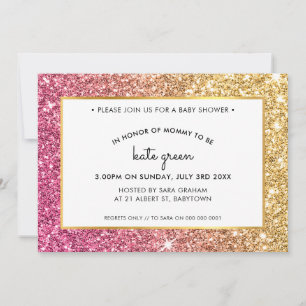BABY SHOWER INVITATIONS glamour parties scintillan