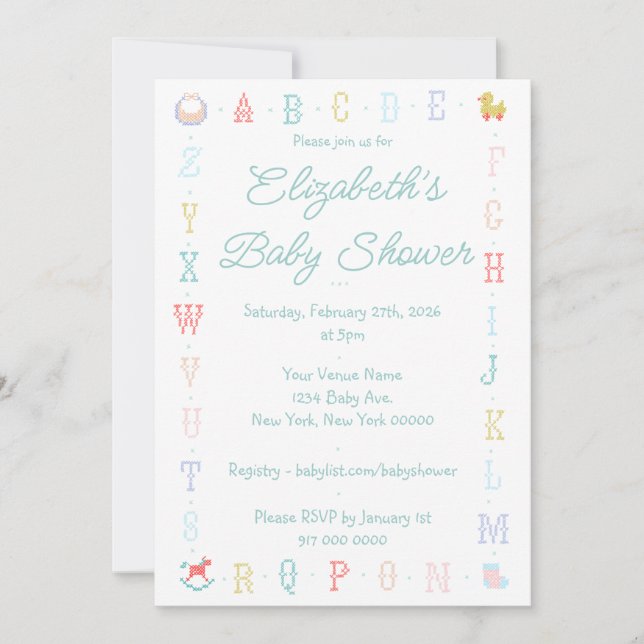 Baby Shower Invite (Front)
