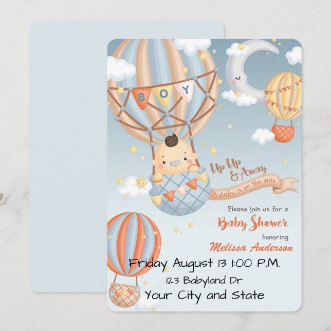 Baby Shower Invite (Front/Back)