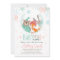 Baby Shower invite Baby cold Outside woodland