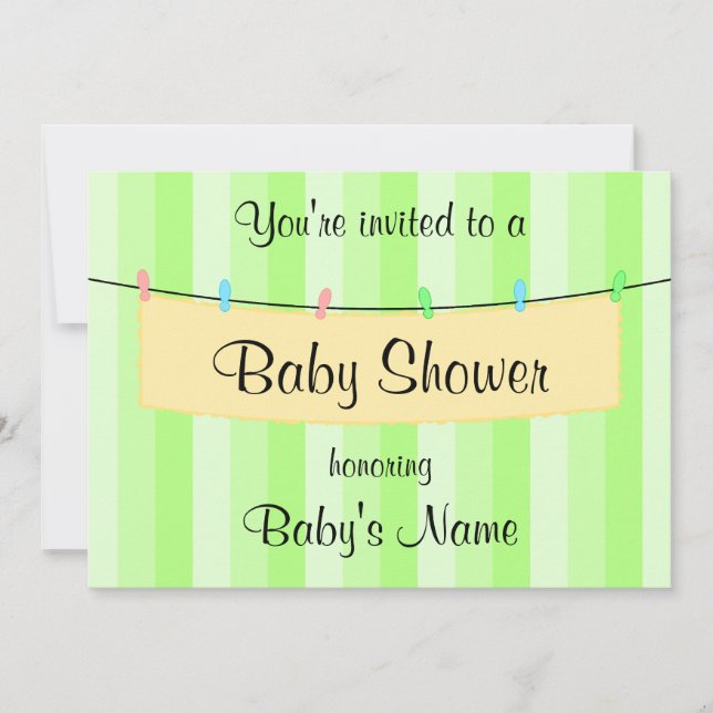 Baby Shower Invite Template (Front)