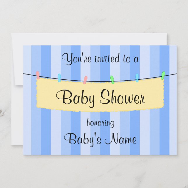 Baby Shower Invite Template (Front)