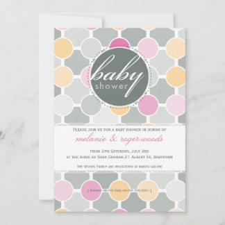 BABY SHOWER INVITES :: fizzy spots 3P