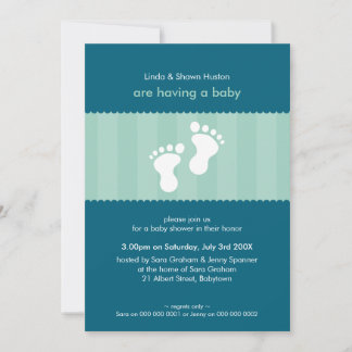 BABY SHOWER INVITES :: happy feet 9P