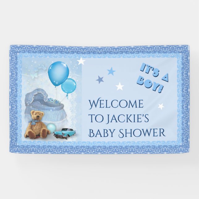 Baby-Shower It's a Boy! Banner (Horizontal)