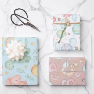 Baby Shower & Kids Birthday Wrapping Paper