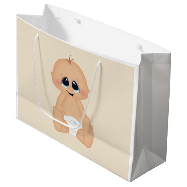 Baby Shower Large Gift Bag (Front Angled)