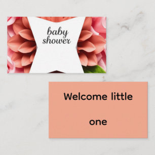 Baby Shower – Little Miracle Celebration Enclosure Card