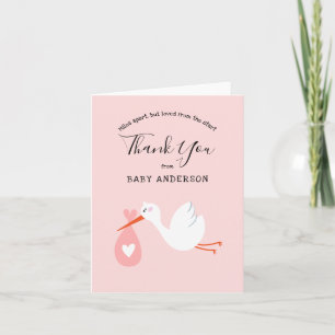 Baby shower longue distance par courrier   CARTE D