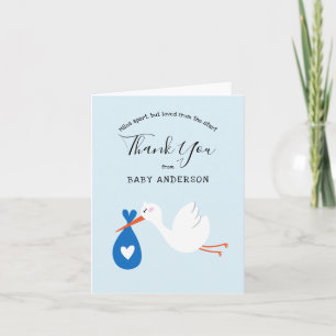 Baby shower longue distance par courrier CARTE D