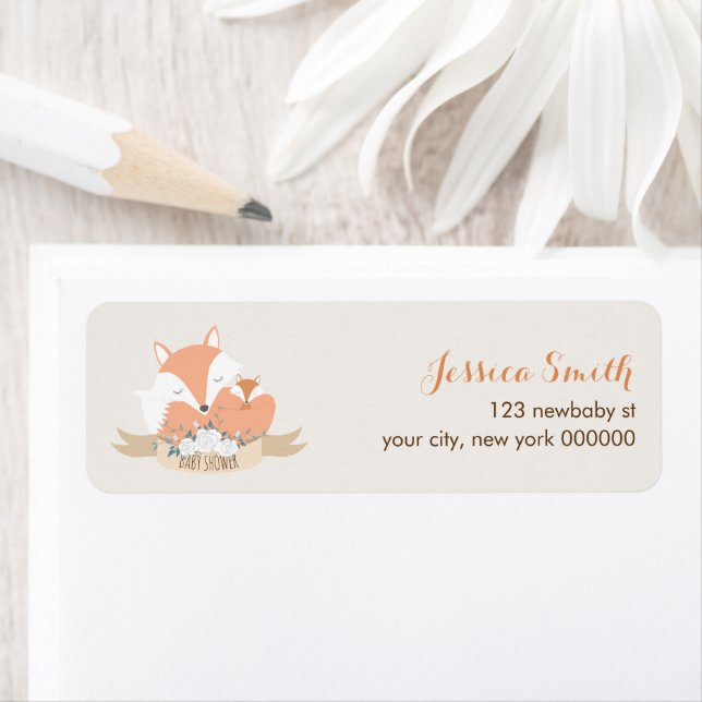 Baby shower Maman et Baby Fox (En situation)