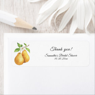 Baby Shower Mariage Poire Parfaite Aquarelle