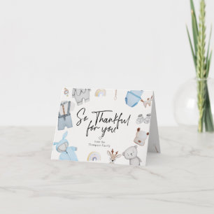 Baby shower Merci Pour Vous Garçons Vêtements Joue