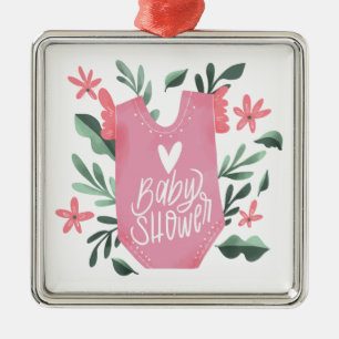Baby Shower Metal Ornament