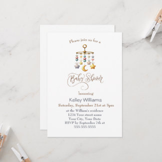 Baby Shower Mobile Invitation