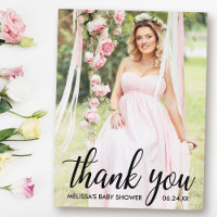 Baby Shower Modern Thank You Photo