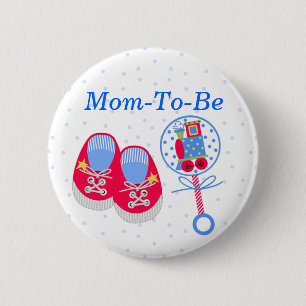 Baby Shower Mommy Pin Button