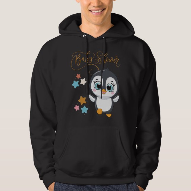 Baby shower Mommy to be Hello little One Sweet lit Hoodie (Front)