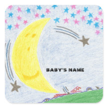 Baby shower Moonlit Dreams ou Stickers Nouveau béb