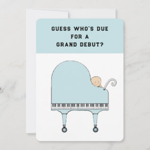 Baby Shower Music Theme Invitation